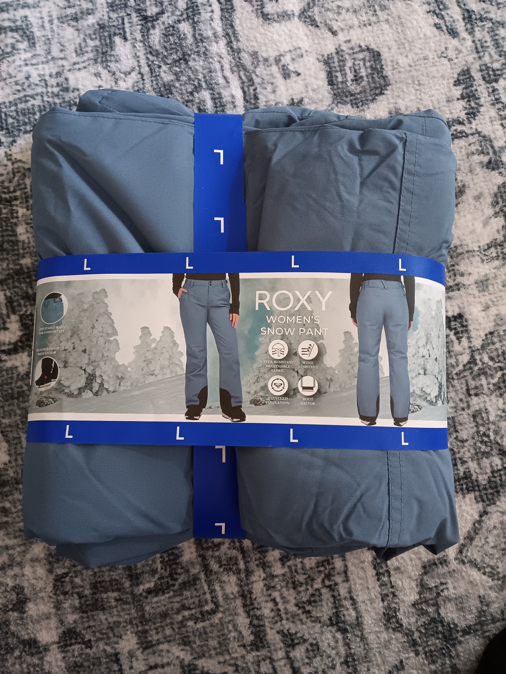 Roxy Women's Snow Pants Blue Size Large. - Picture 2 of 8